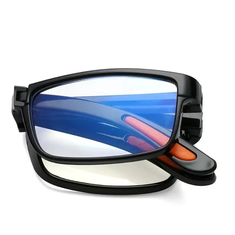 2026 New Arrival Unisex Foldable Anti-Blue Light Presbyopia Reading Glasses with Pocket Case, for Sports & Outdoor Use, Tiktokshopblackfriday Christmas Deal