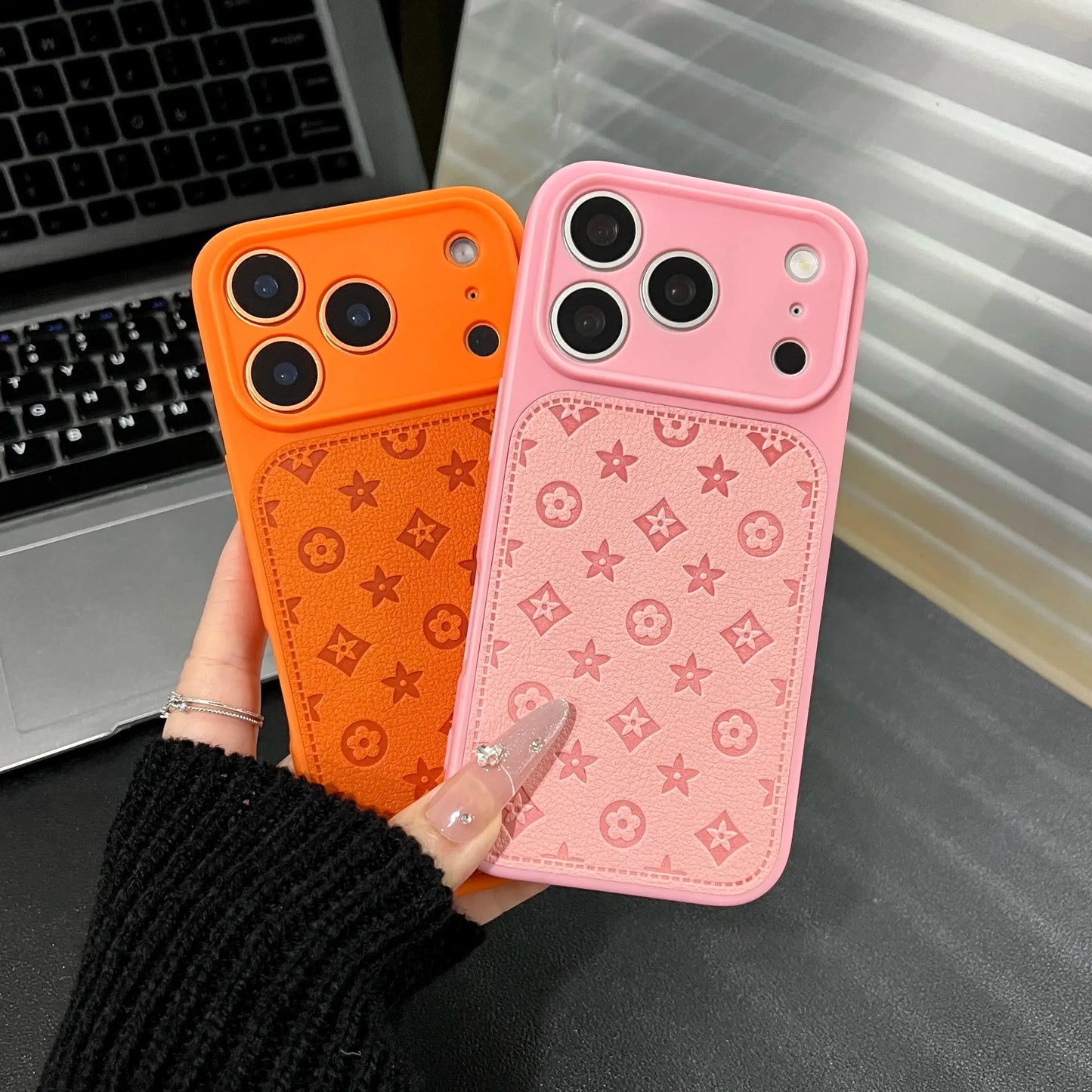 Suitable for Iphone 17, 16, 15, 14, 13 Pro Max, Viral High-Endleather Pattern Phone Case,Leather Phone Caseforbothboys and Girls.17 Promax Case/16 Pluscase/15Promaxcase-Zq145