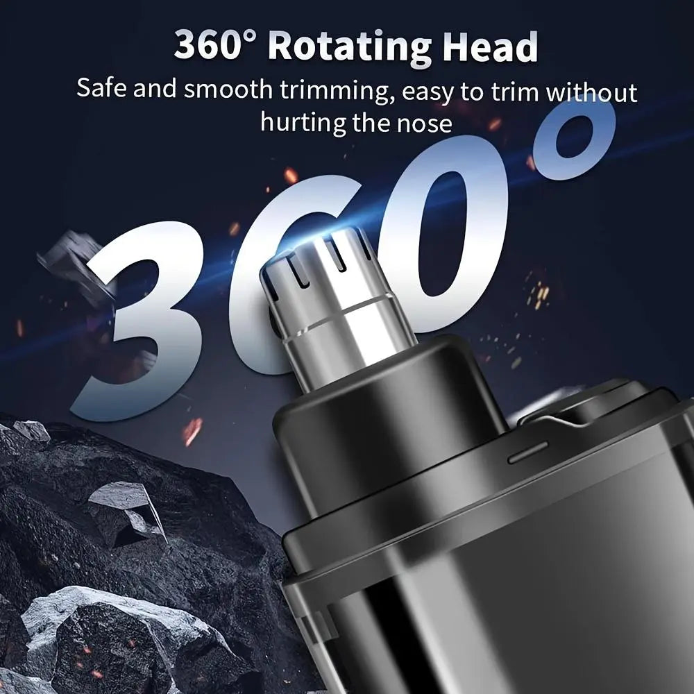 Portable Electric Nose Hair Trimmer, Rechargeable Nose Hair Shaver, Nose Hair Trimming Tool, Nose Hair Clipper, Personal Care Appliances for Men, High Quality Trimmer, Cordless Rechargeable Trimmer #GLOBAL PICKS