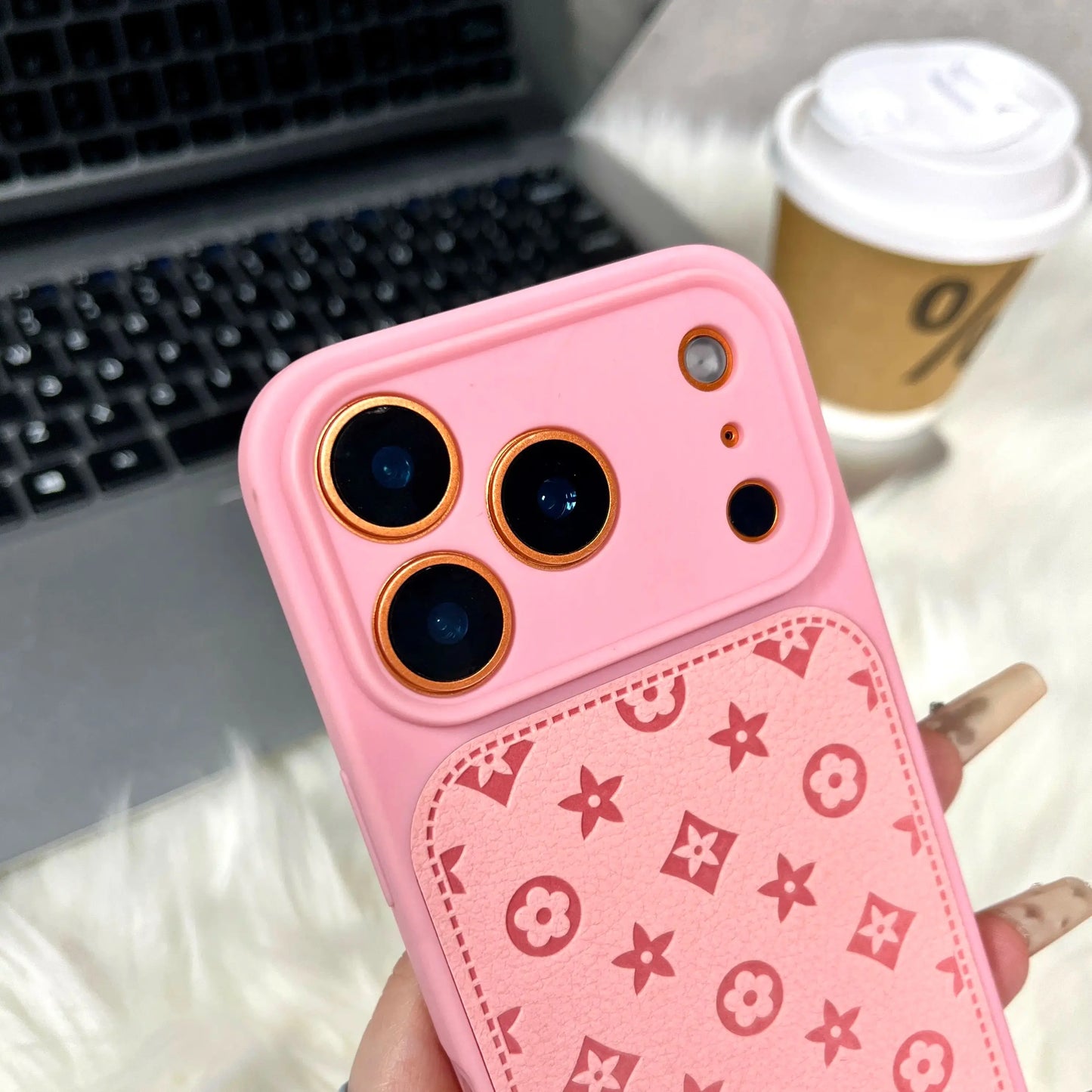 Suitable for Iphone 17, 16, 15, 14, 13 Pro Max, Viral High-Endleather Pattern Phone Case,Leather Phone Caseforbothboys and Girls.17 Promax Case/16 Pluscase/15Promaxcase-Zq145