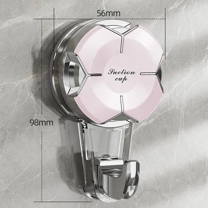 Heavy Duty Suction Cup Hooks, Strong Suction Hanger for Wreath, Shower, Window & Glass Door. Waterproof Outdoor Hooks for Bathroom Wall Hanging - Removable, No Drilling