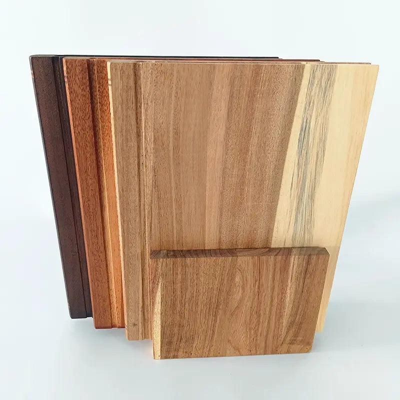 1PC Book Shape Cutting Board Set with Wooden Stand Safe for Fruit Vegetable Meat Fish Cheese Bread