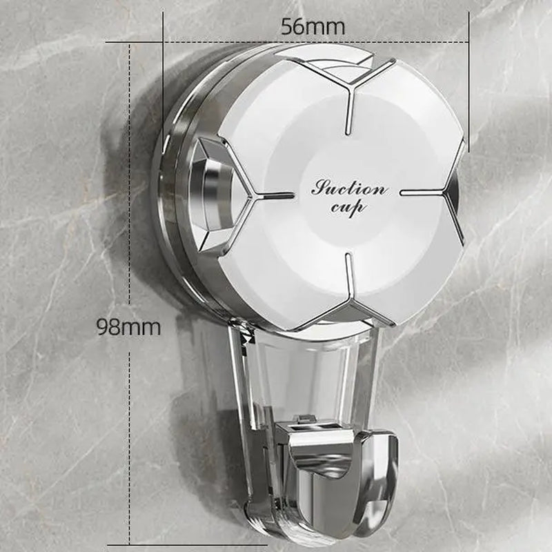 Heavy Duty Suction Cup Hooks, Strong Suction Hanger for Wreath, Shower, Window & Glass Door. Waterproof Outdoor Hooks for Bathroom Wall Hanging - Removable, No Drilling