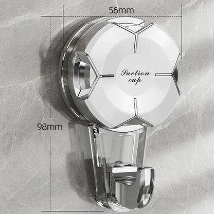 Heavy Duty Suction Cup Hooks, Strong Suction Hanger for Wreath, Shower, Window & Glass Door. Waterproof Outdoor Hooks for Bathroom Wall Hanging - Removable, No Drilling